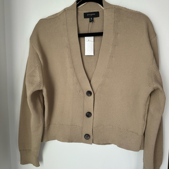 Brown v neck Sweater Banana Republic factory XL Women Brand new - Picture 1 of 3